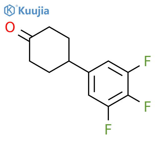 4-(3,4,5-Trifluorophenyl)cyclohexan-1-one structure