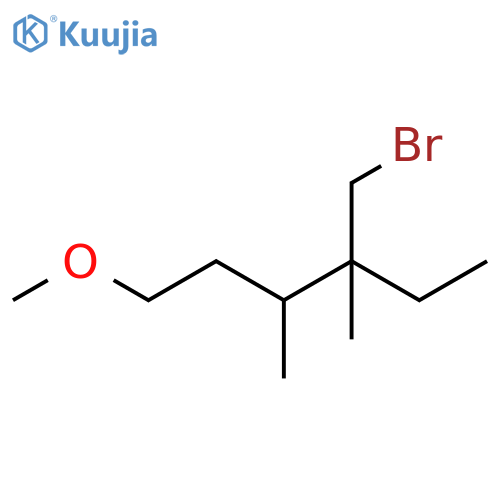 Hexane, 4-(bromomethyl)-1-methoxy-3,4-dimethyl- structure