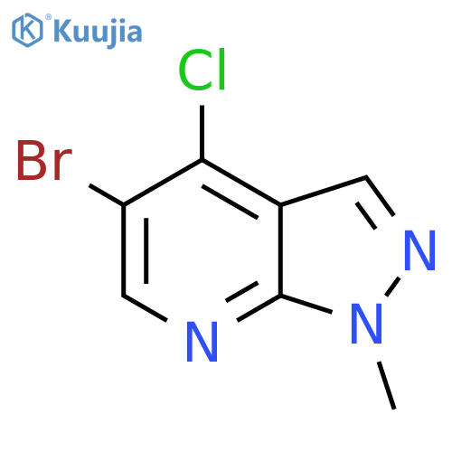 5-Bromo-4-chloro-1-methyl-1H-pyrazolo[3,4-b]pyridine structure