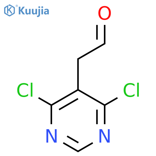 2-(4,6-Dichloropyrimidin-5-YL)acetaldehyde structure
