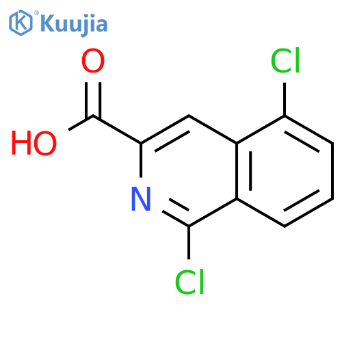 3-Isoquinolinecarboxylic acid, 1,5-dichloro- structure