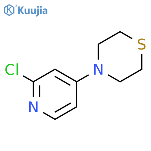 4-(2-chloropyridin-4-yl)thiomorpholine structure