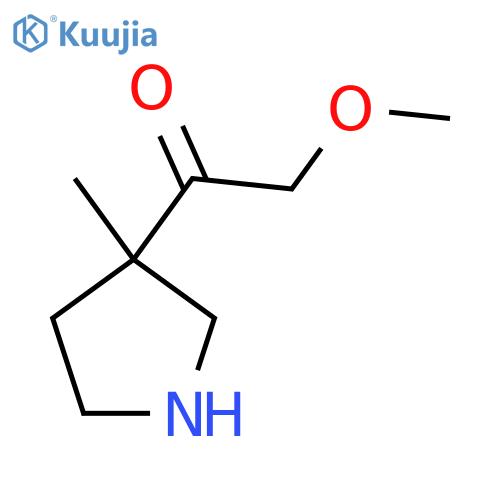 2-Methoxy-1-(3-methylpyrrolidin-3-yl)ethan-1-one structure