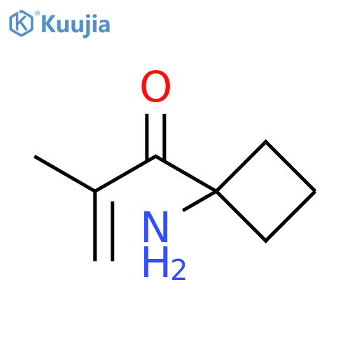 2-Propen-1-one, 1-(1-aminocyclobutyl)-2-methyl- structure