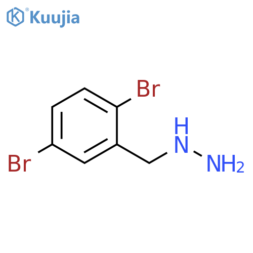 (2,5-dibromophenyl)methylhydrazine structure
