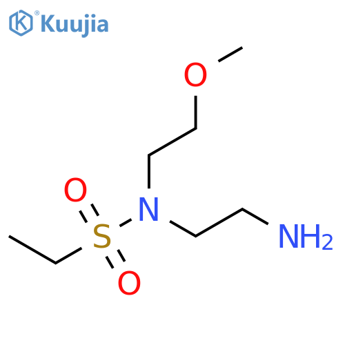 N-(2-aminoethyl)-N-(2-methoxyethyl)ethane-1-sulfonamide structure