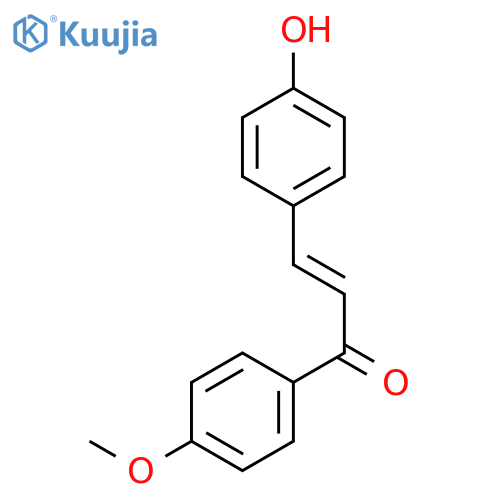 (2E)-3-(4-hydroxyphenyl)-1-(4-methoxyphenyl)prop-2-en-1-one structure