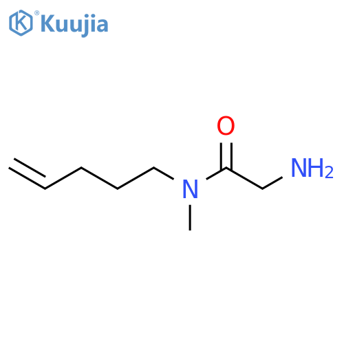 2-amino-N-methyl-N-(pent-4-en-1-yl)acetamide structure