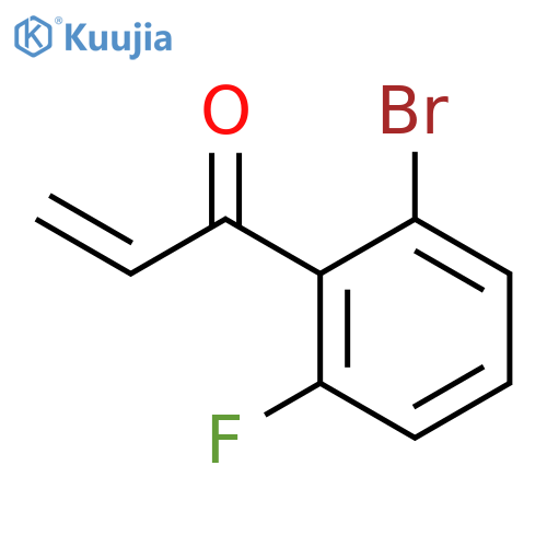 1-(2-bromo-6-fluorophenyl)prop-2-en-1-one structure
