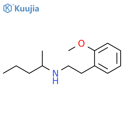 [2-(2-methoxyphenyl)ethyl](pentan-2-yl)amine structure