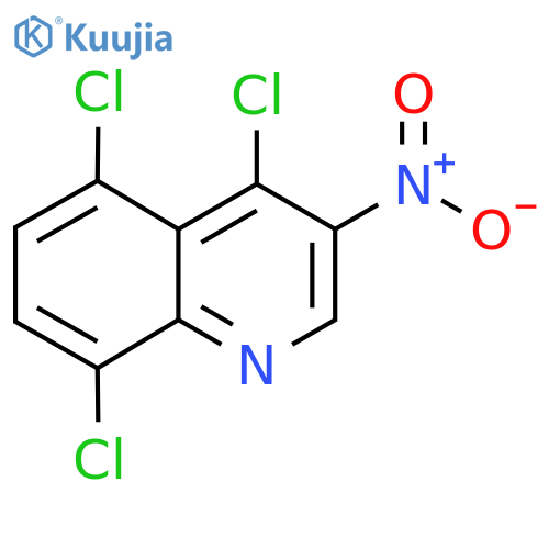 4,5,8-Trichloro-3-nitroquinoline structure