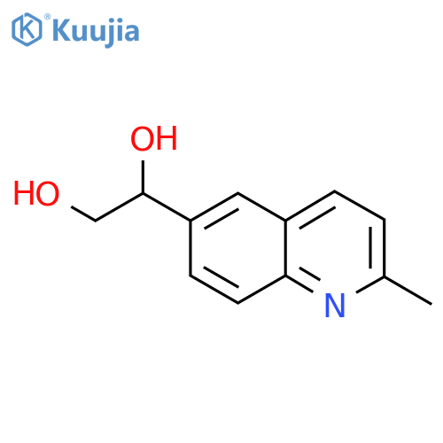 1-(2-methylquinolin-6-yl)ethane-1,2-diol structure