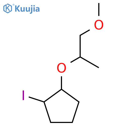 1-iodo-2-(1-methoxypropan-2-yl)oxycyclopentane structure
