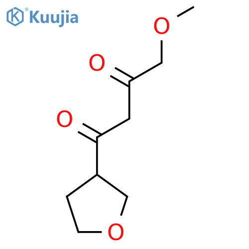4-methoxy-1-(oxolan-3-yl)butane-1,3-dione structure