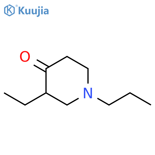 3-ethyl-1-propylpiperidin-4-one structure