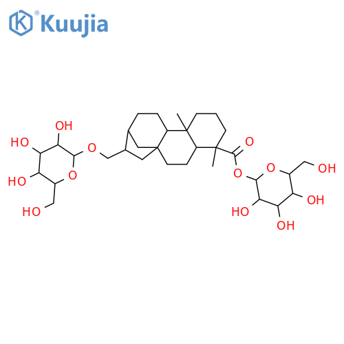 Kauran-18-oic acid,17-(b-D-glucopyranosyloxy)-, b-D-glucopyranosyl ester, (4a,16a)- (9CI) structure