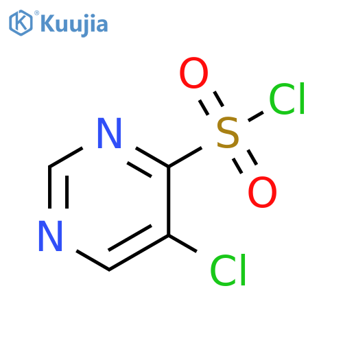 5-chloropyrimidine-4-sulfonyl chloride structure