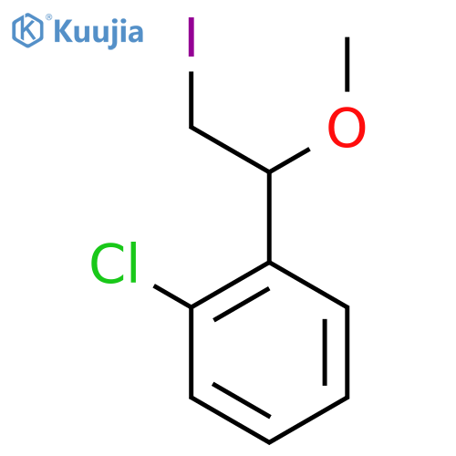 1-Chloro-2-(2-iodo-1-methoxyethyl)benzene structure