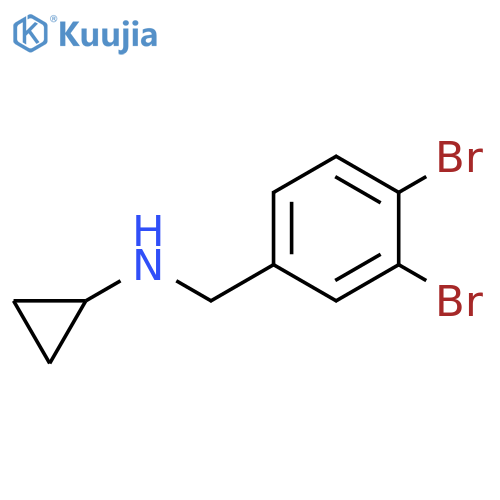 N-(3,4-dibromophenyl)methylcyclopropanamine structure