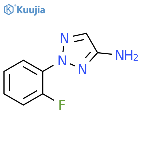 2-(2-Fluoro-phenyl)-2H-[1,2,3]triazol-4-ylamine structure
