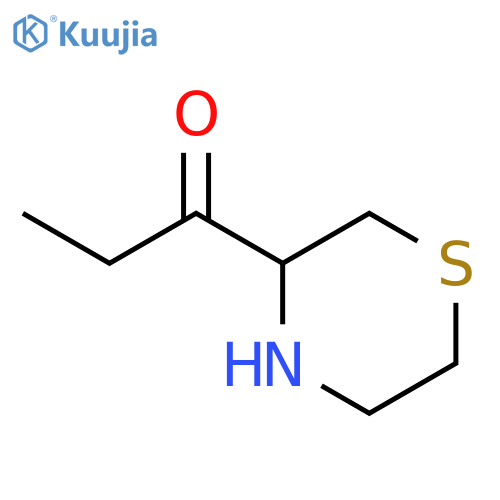 1-Propanone, 1-(3-thiomorpholinyl)- structure