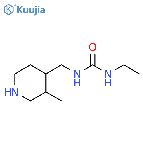 3-ethyl-1-(3-methylpiperidin-4-yl)methylurea structure