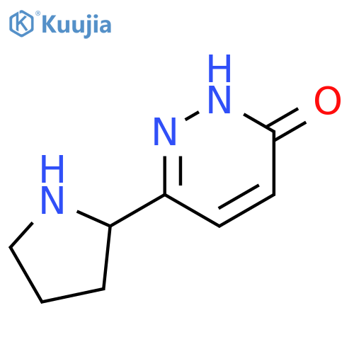 3-pyrrolidin-2-yl-1H-pyridazin-6-one structure