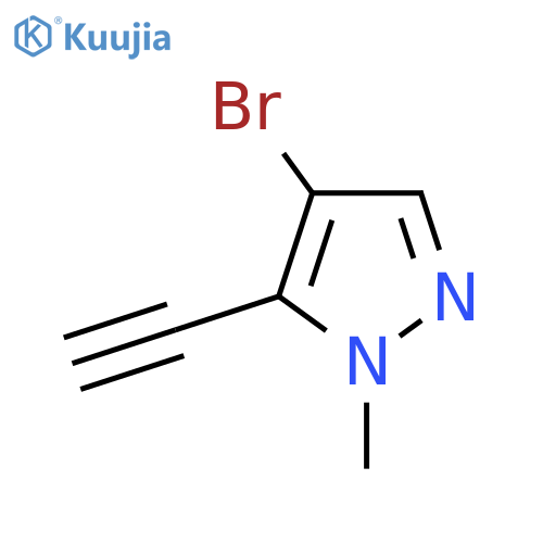 4-bromo-5-ethynyl-1-methyl-1H-pyrazole structure