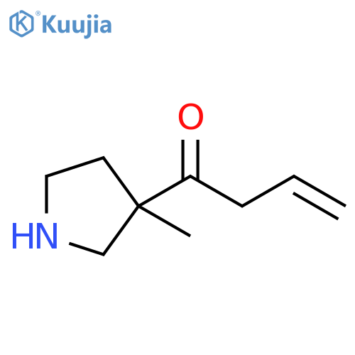 3-Buten-1-one, 1-(3-methyl-3-pyrrolidinyl)- structure