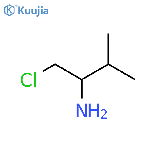 1-chloro-3-methylbutan-2-amine structure