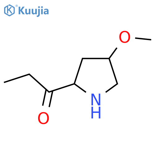 1-(4-Methoxypyrrolidin-2-yl)propan-1-one structure