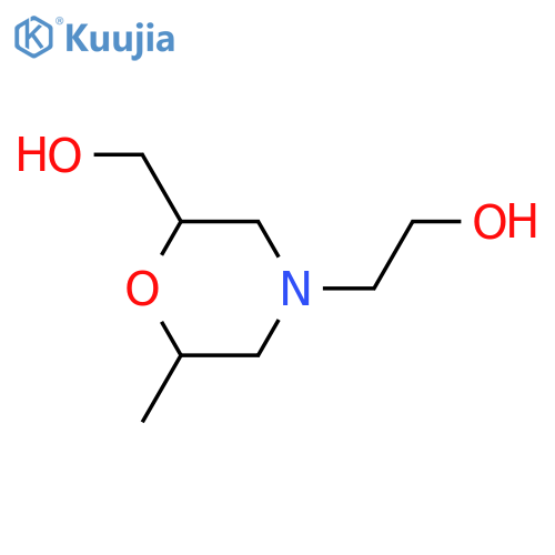 2-[2-(hydroxymethyl)-6-methylmorpholin-4-yl]ethan-1-ol, Mixture of diastereomers structure