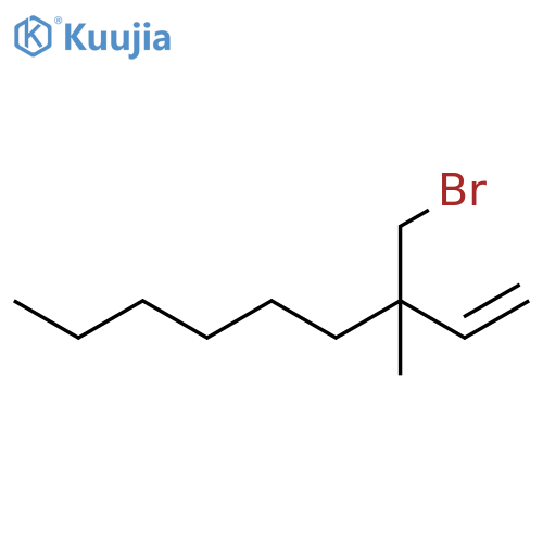 1-Nonene, 3-(bromomethyl)-3-methyl- structure