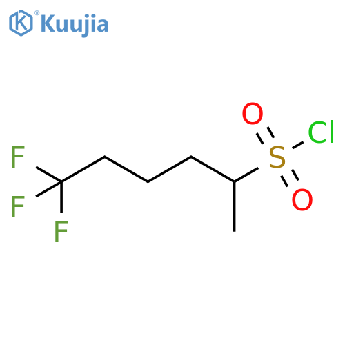 2-Hexanesulfonyl chloride, 6,6,6-trifluoro- structure