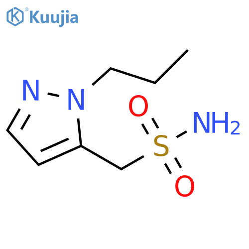 1H-Pyrazole-5-methanesulfonamide, 1-propyl- structure