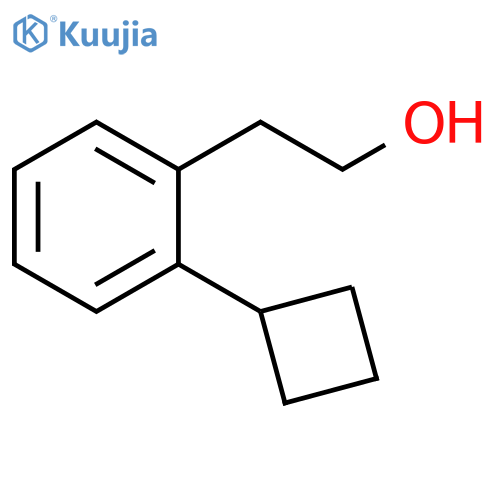 2-(2-cyclobutylphenyl)ethan-1-ol structure