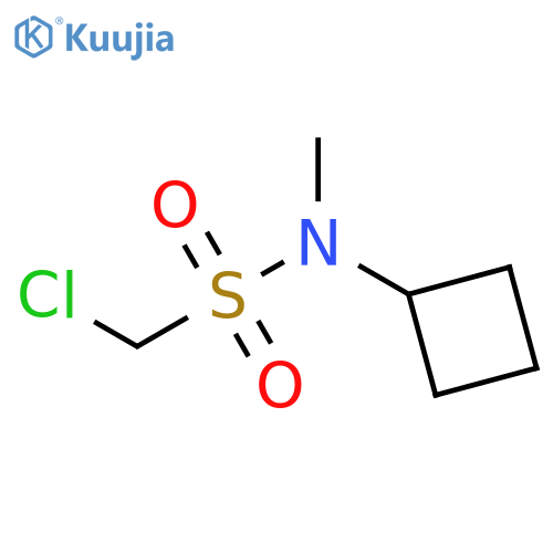 Methanesulfonamide, 1-chloro-N-cyclobutyl-N-methyl- structure