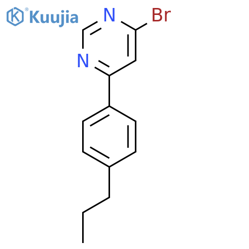 4-Bromo-6-(4-propylphenyl)pyrimidine structure