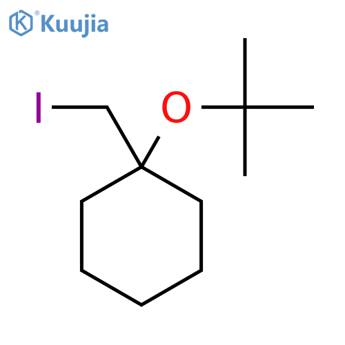 1-(tert-Butoxy)-1-(iodomethyl)cyclohexane structure