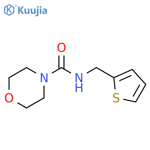 N-[(thiophen-2-yl)methyl]morpholine-4-carboxamide structure