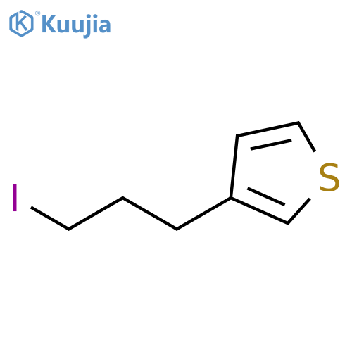 3-(3-iodopropyl)thiophene structure