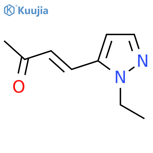 4-(1-ethyl-1H-pyrazol-5-yl)but-3-en-2-one structure