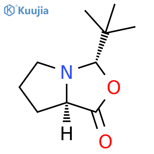 (3S,7aR)-3-tert-butyl-5,6,7,7a-tetrahydro-3H-pyrrolo[1,2-c]oxazol-1-one structure