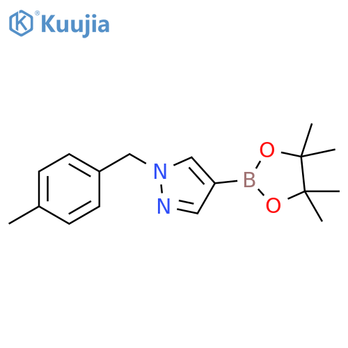 1-(4-Methylbenzyl)-4-(4,4,5,5-tetramethyl-1,3,2-dioxaborolan-2-yl)-1H-pyrazole structure