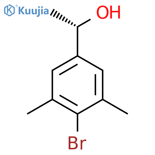 (1S)-1-(4-bromo-3,5-dimethylphenyl)ethan-1-ol structure