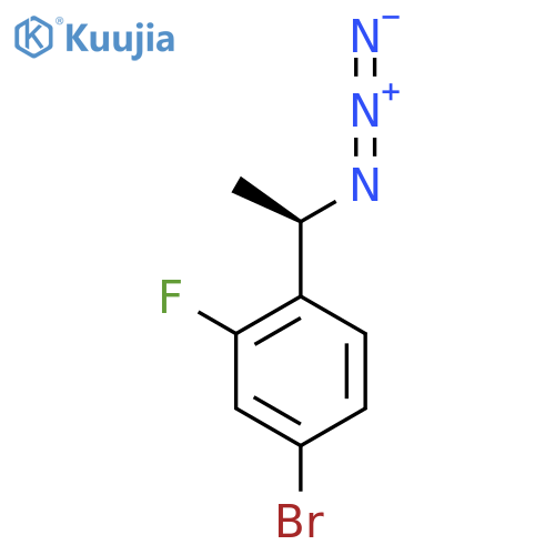 1-(1R)-1-Azidoethyl-4-bromo-2-fluorobenzene structure