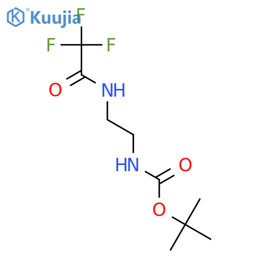 tert-butyl 2-(2,2,2-trifluoroacetamido)ethylcarbamate structure