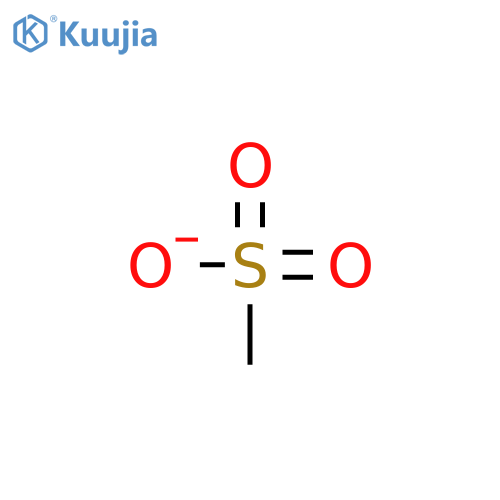 Methanesulfonic acid,ion(1-) (8CI,9CI) structure