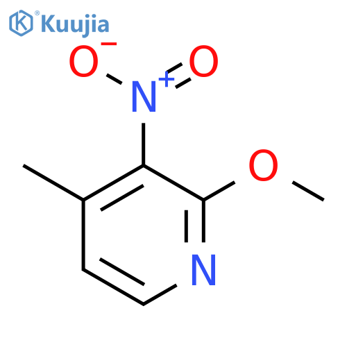 2-methoxy-4-methyl-3-nitropyridine structure