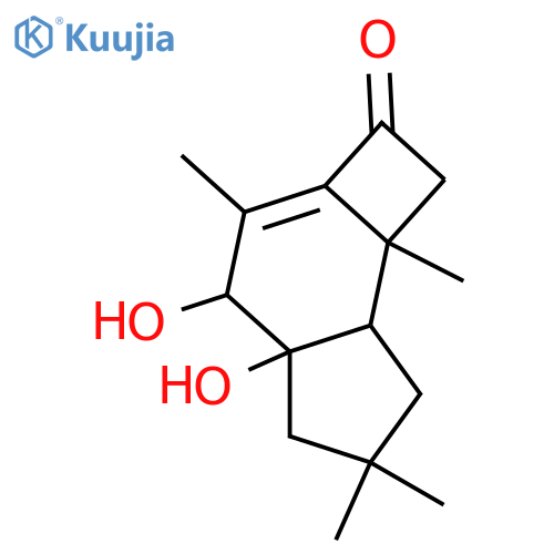 8,9-Dihydroxy-6-protoilluden-5-one; (8α,9β)-form structure